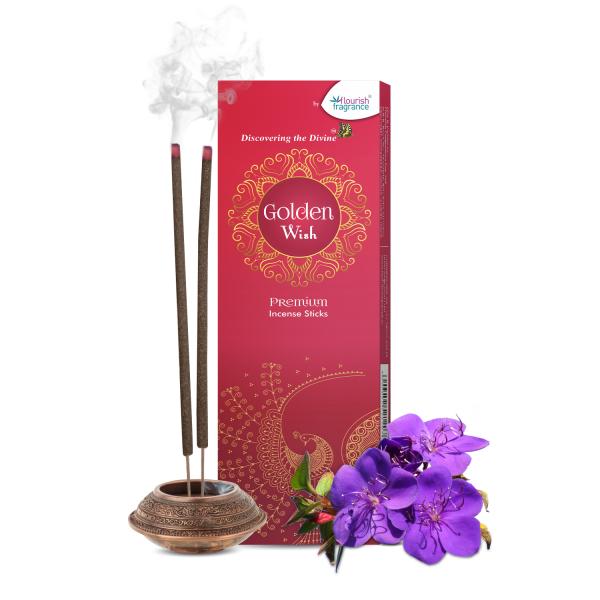 GOLDEN WISH THICK PREMIUM INCENSE STICKS
