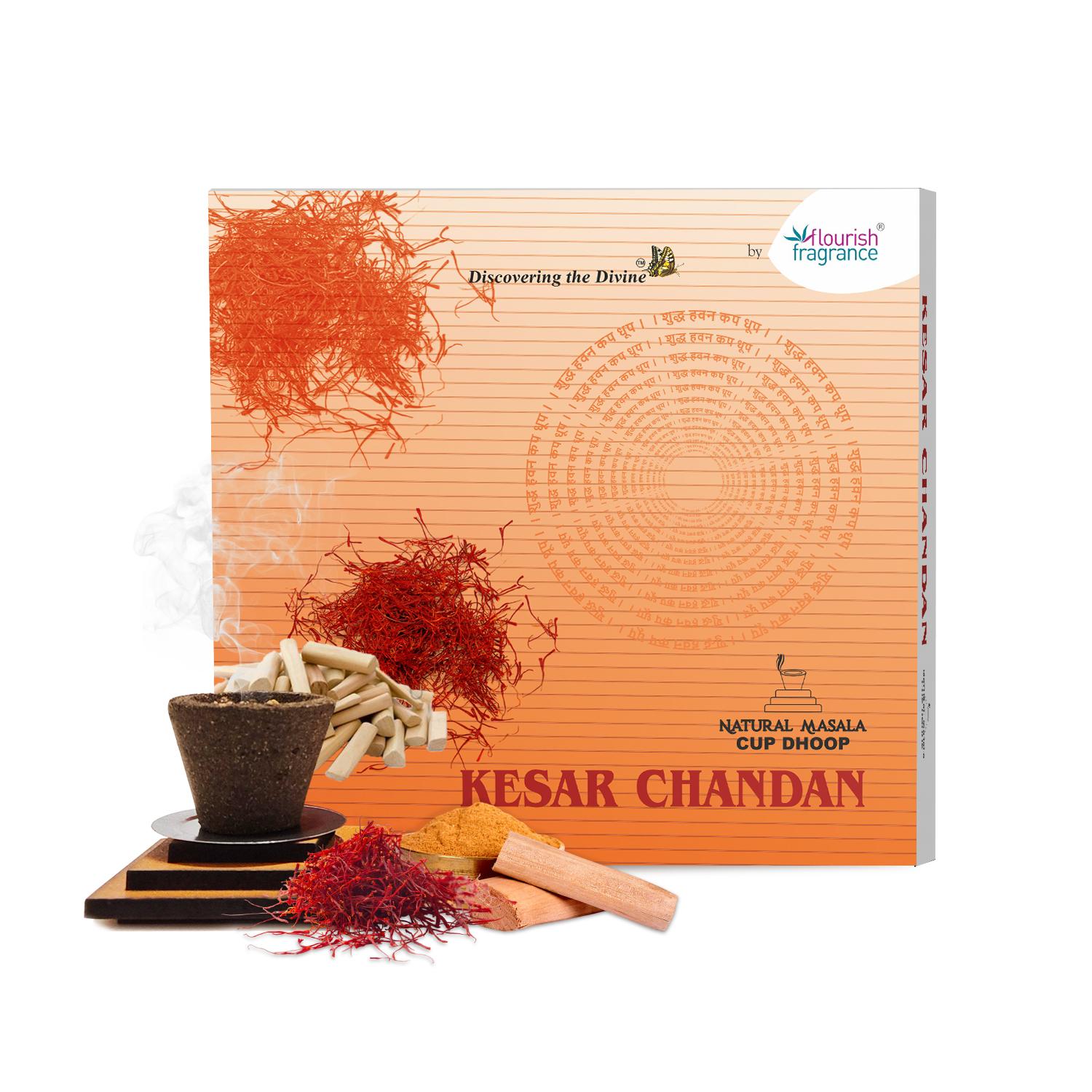 KESAR CHANDAN NATURAL MASALA DHOOP CUP