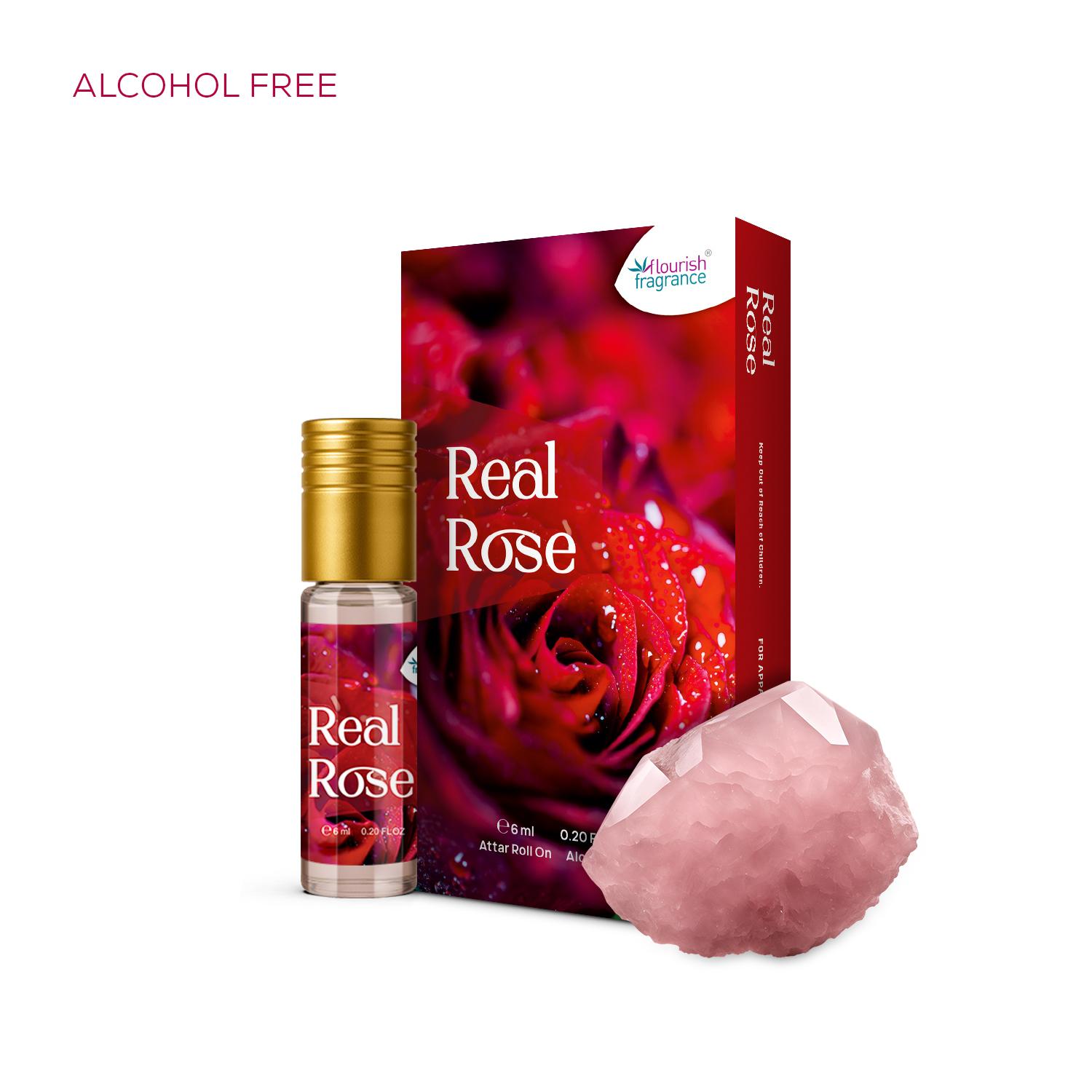 REAL ROSE ATTAR ROLL ON PERFUME