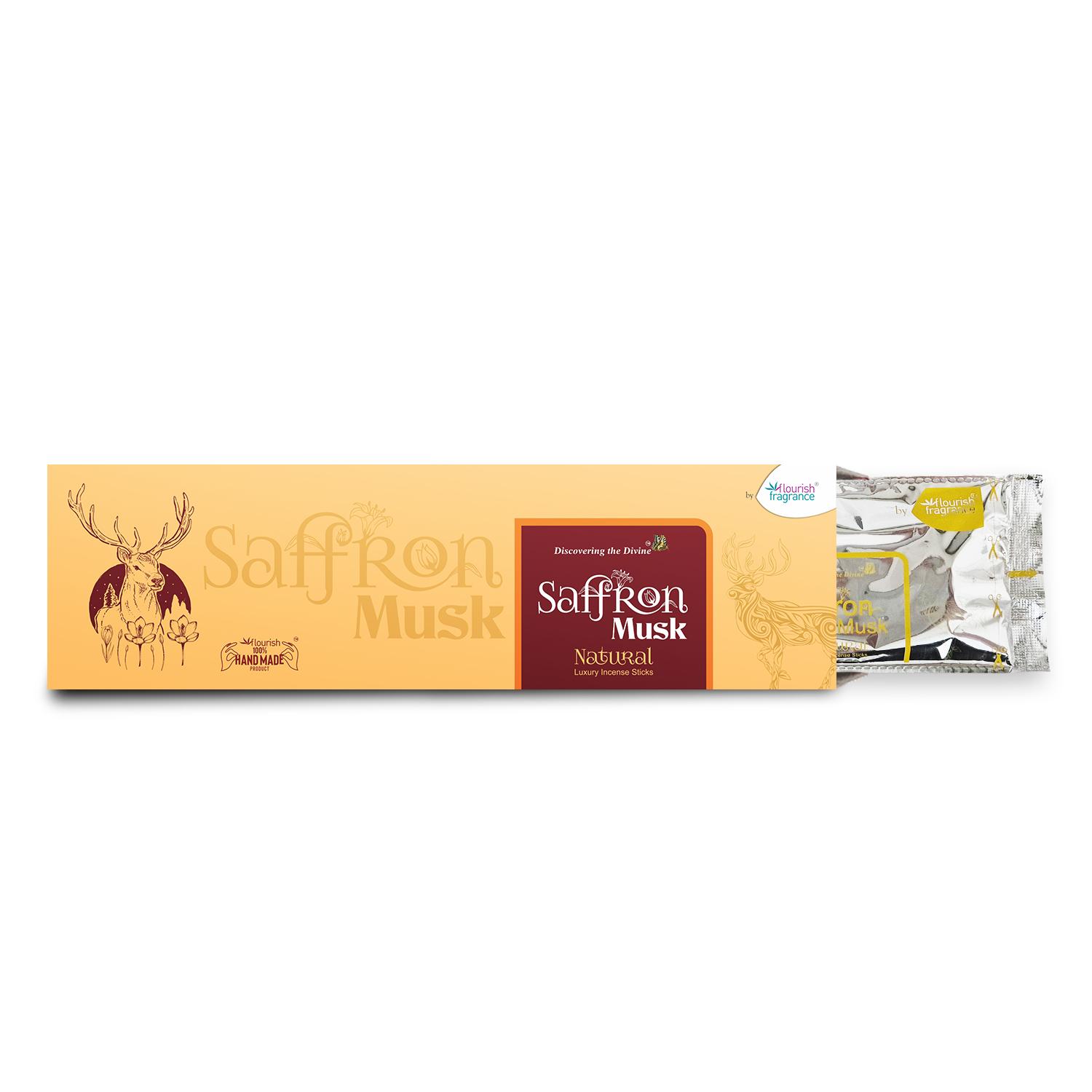 Saffron Musk Masala Incense Sticks